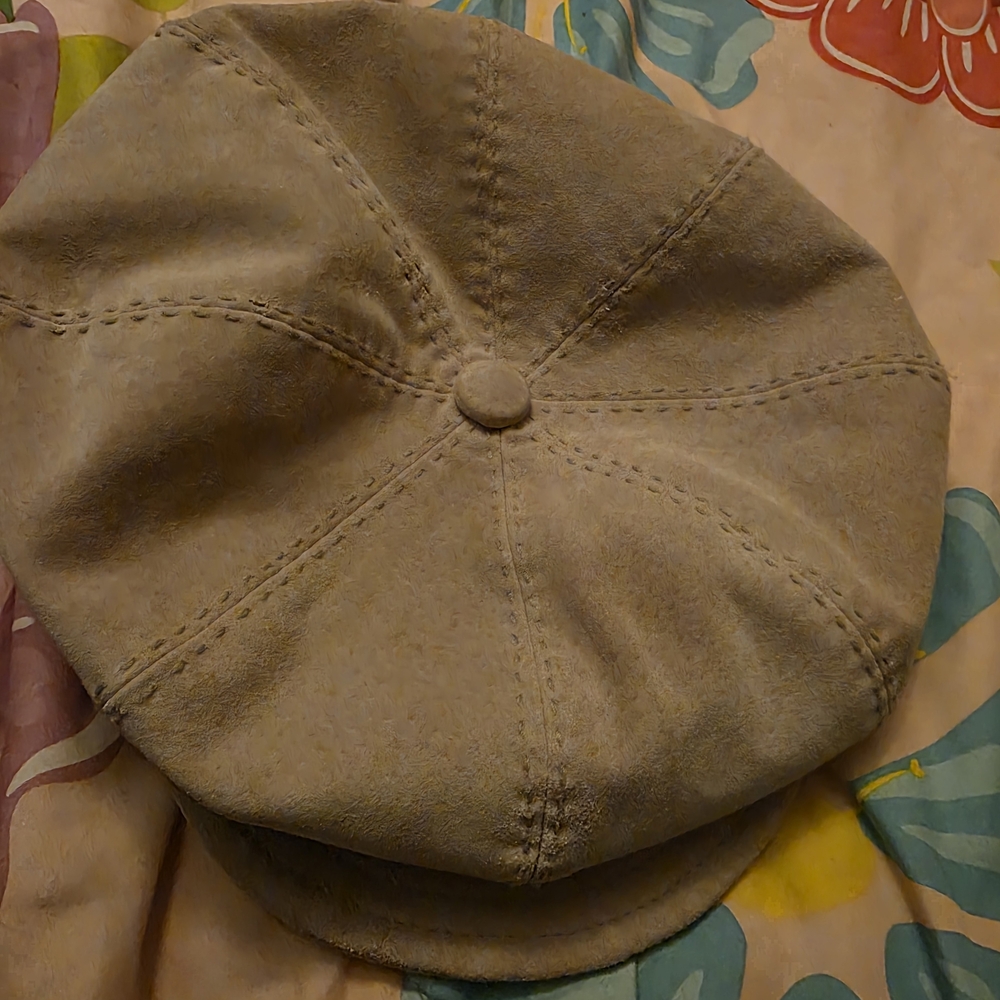 Liz Claiborne Beige Suede Hat - Picture 4 of 4